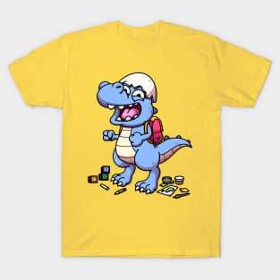 Baby Dinosaur Going To Preschool T-Shirt